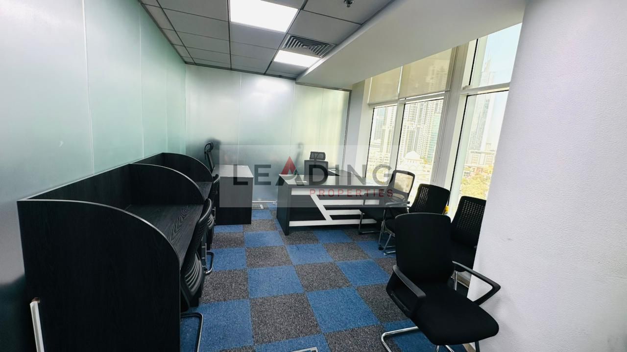 Furnished Office | Clover Bay Tower | Burj Khalifa& Downtown City View