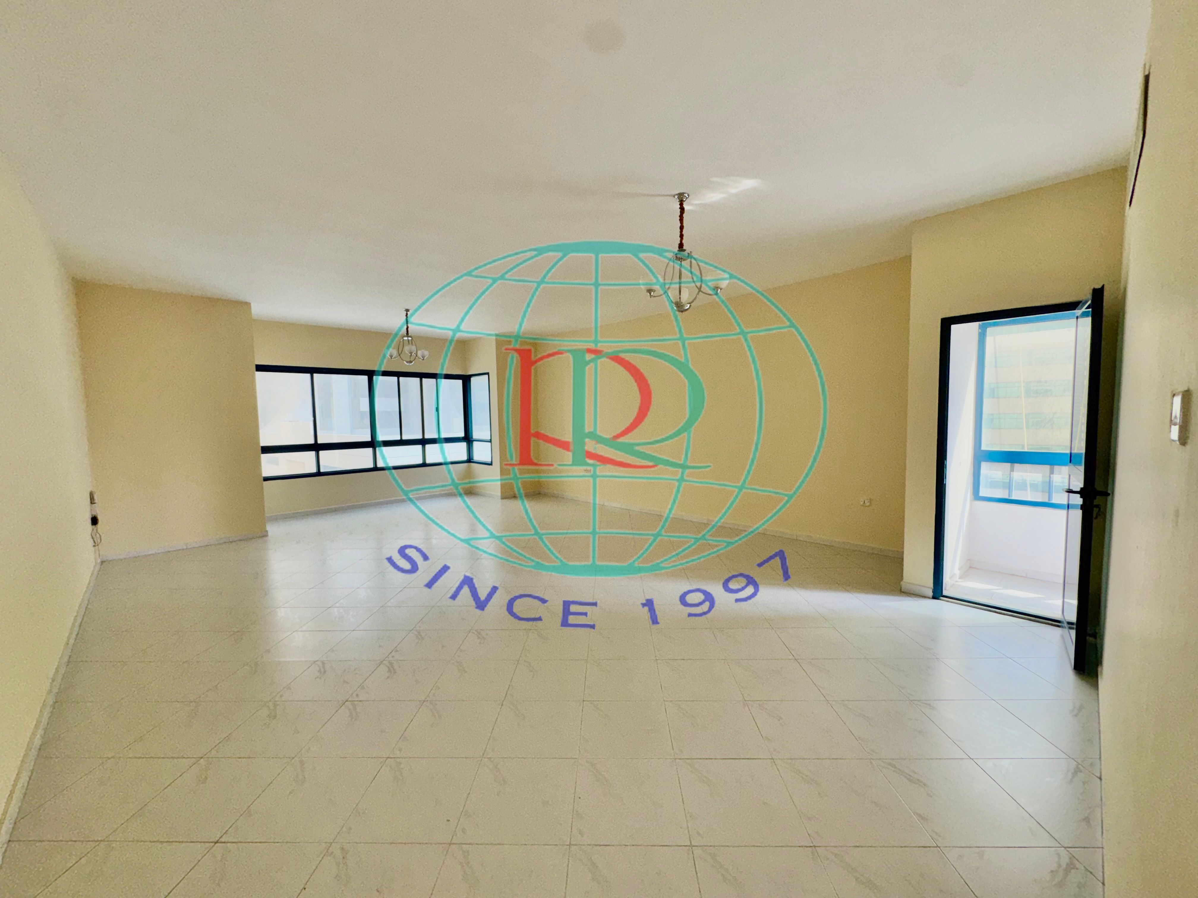 3 BR HALL FLAT WITH SPLIT DUCTED AC & BALCONY AVAILABLE IN AL MAJAZ 3 NEAR AL SAFIYA PARK