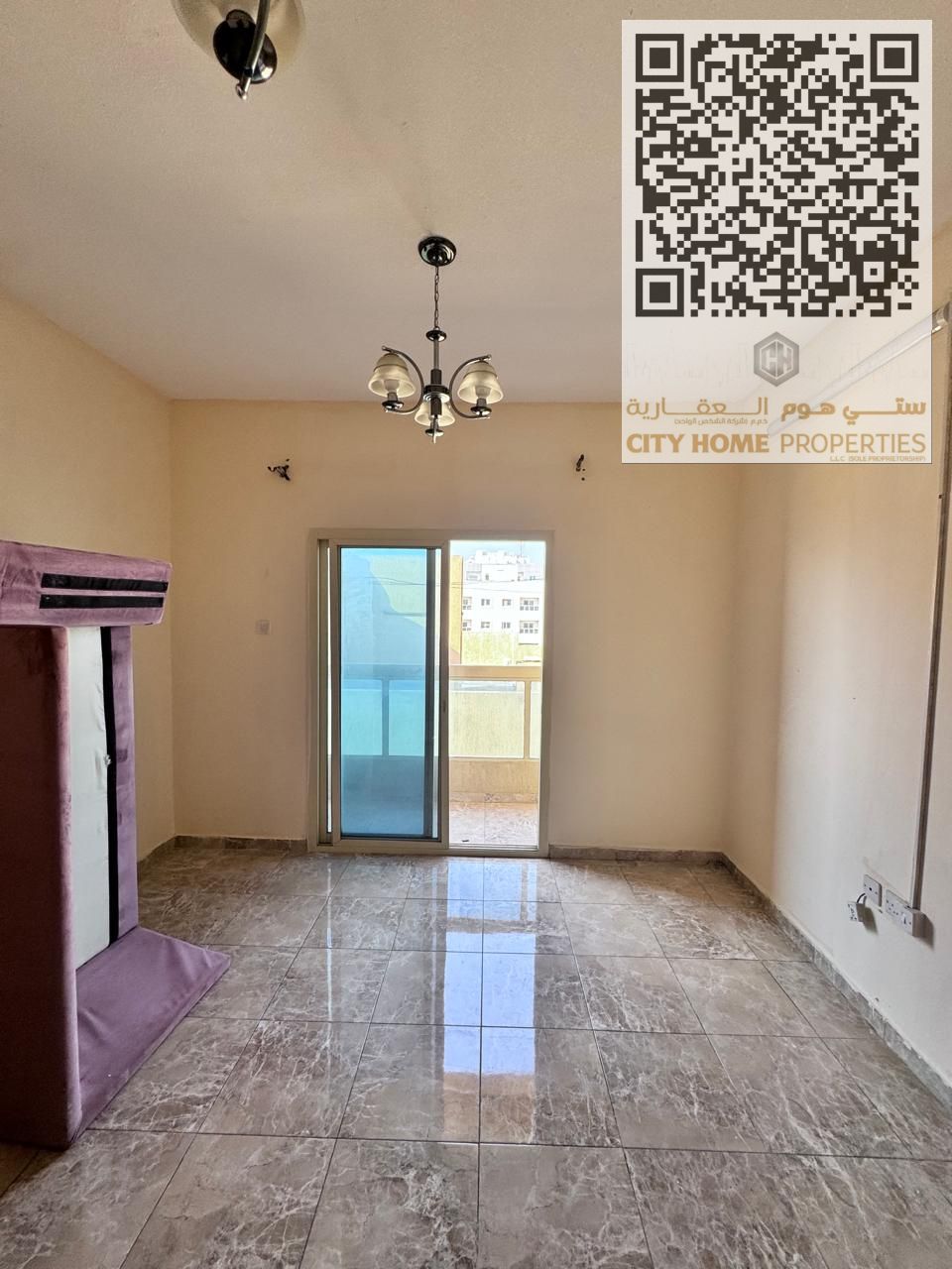 Spacious 1 Bedroom Apartment for Annual Rent in Al Rawda 1 Ajman Near Dubai Exit and Al Hamidiya Police – Master Bedroom, Separate Living Hall, Balcon
