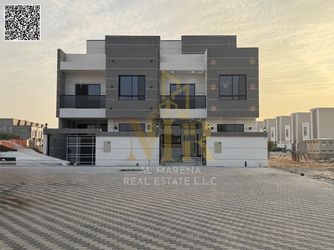 A villa with all registration and ownership fees included, on the main street, ready to move in, in the most prestigious areas of Ajman. Freehold owne