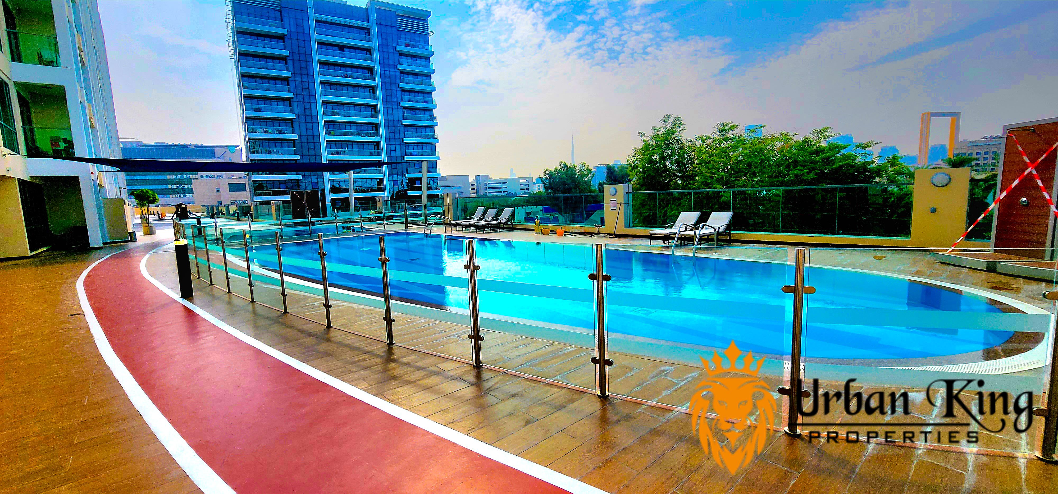 Burj Khalifa View | 3 - BHK + Store Room | Close To Metro Station