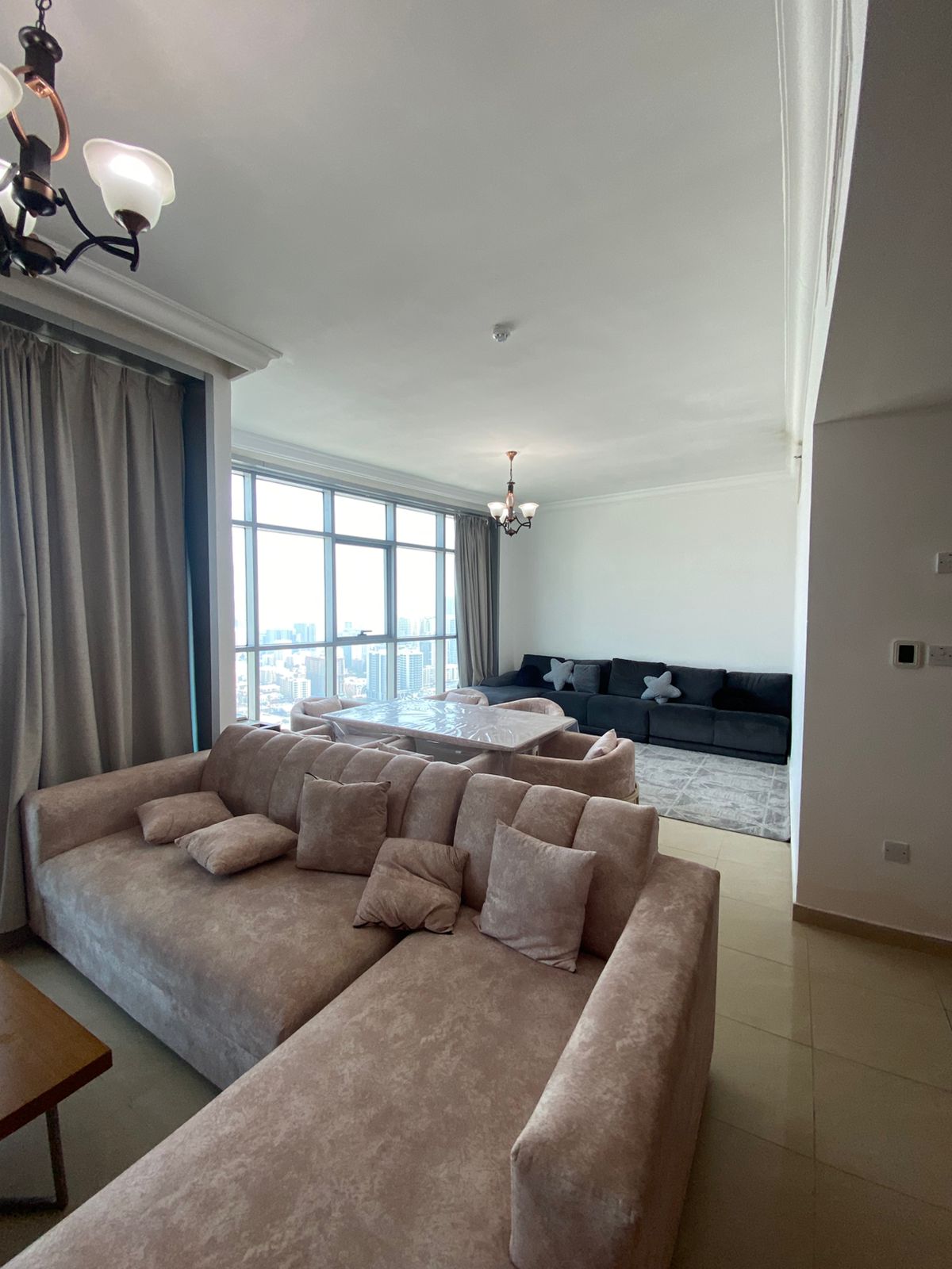 Furnished 2BR in Corniche Residence, full sea view, 10,000 AED monthly incl. bills & parking.