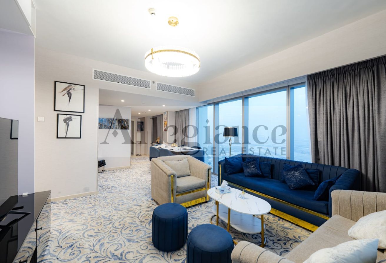 Burj Khalifa Views | High Floor | Luxury 3BR