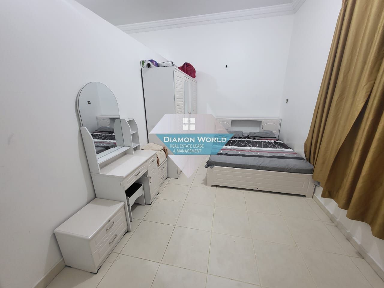 FURNISHED 1 BEDROOM HALL APARTMENT FOR RENT AT AL MUROOR (MONTHLY 3900)