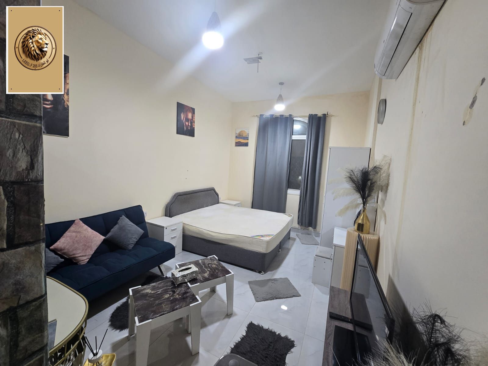 Peace, mercy and blessings of God Today we have a furnished studio with a hotel furnished for monthly rent in Ajman - Al Hamidiya Offer Detail