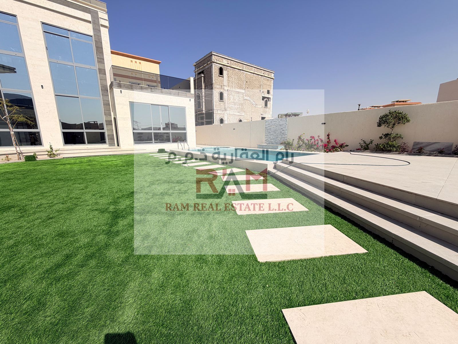 Super Lux Villa for Sale in Al Yasmin – Palace Design and VIP Finishing A rare opportunity to own a luxurious villa with exceptional specifications and huge spaces in the most prestigious area of Ajman – Al Yasmin.