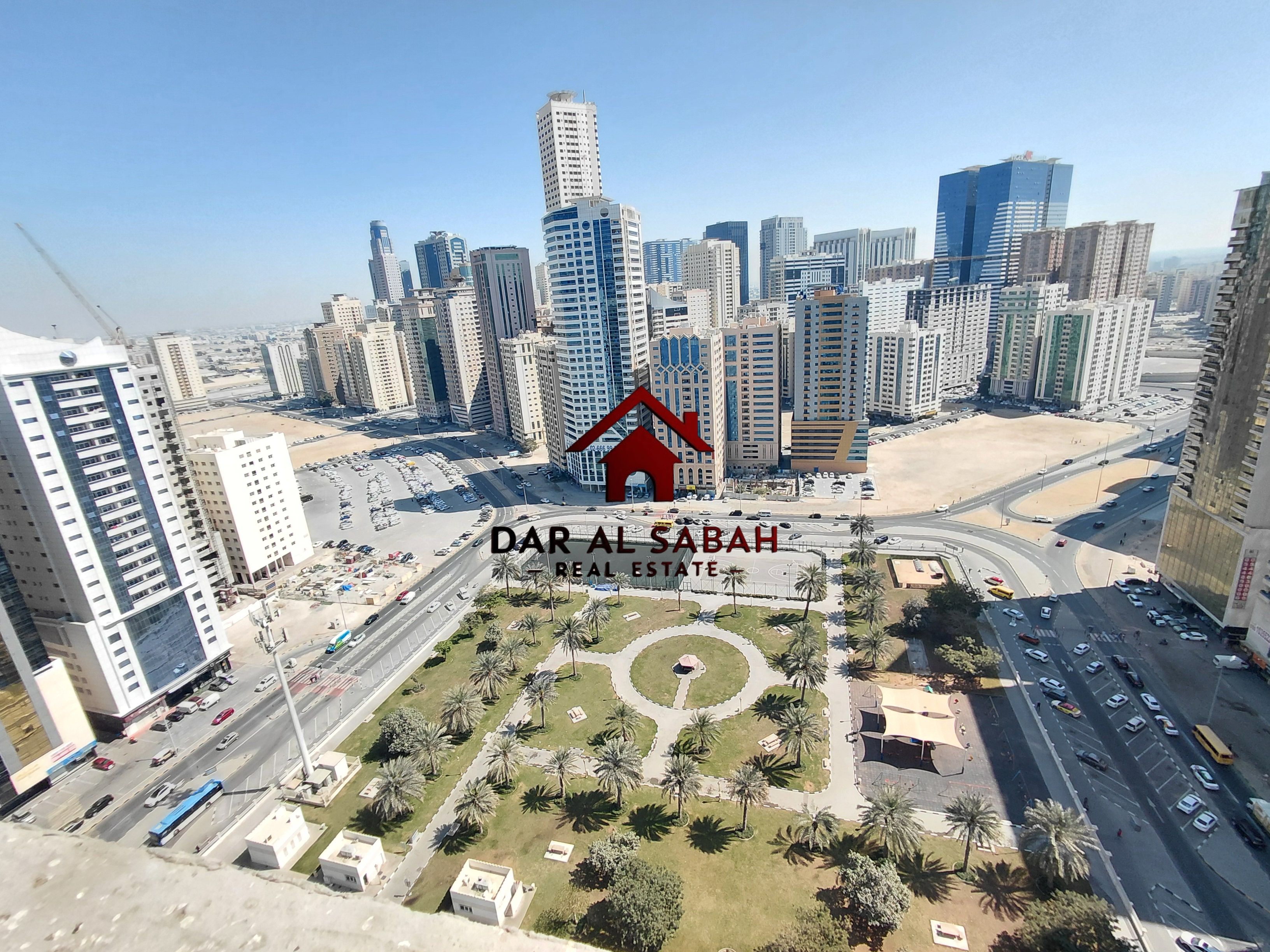 SPACIOUS 1BHK WITH OPEN VIEW BALCONY FRONT OF AL NAHDA PARK FAMILY BLDG