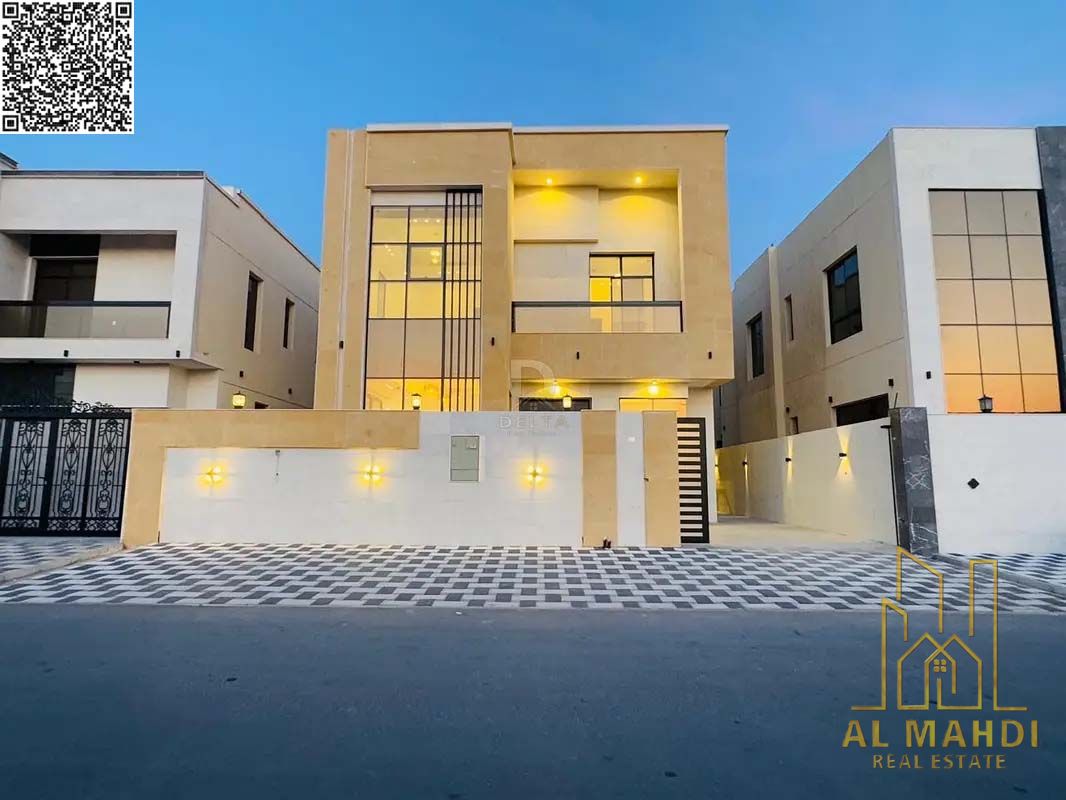 Luxury 5 Master Bedroom Villa + Maid’s Room in Al Yasmeen – Ajman | Registration, Water, Electricity & AC Included