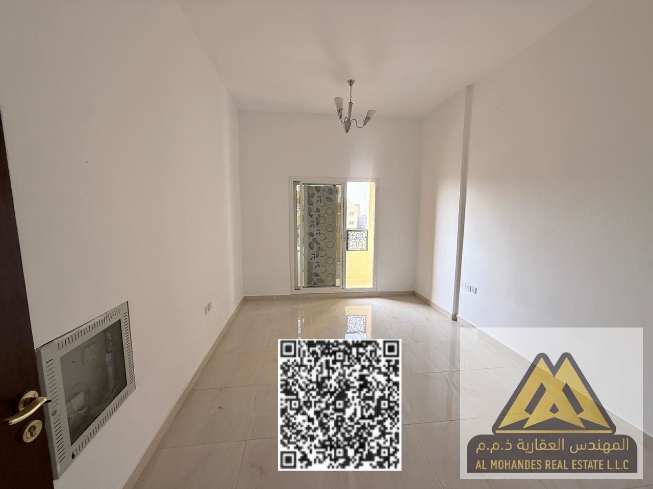 Two-bedroom apartment with a balcony for annual rent in Al Aaliyah, Ajman