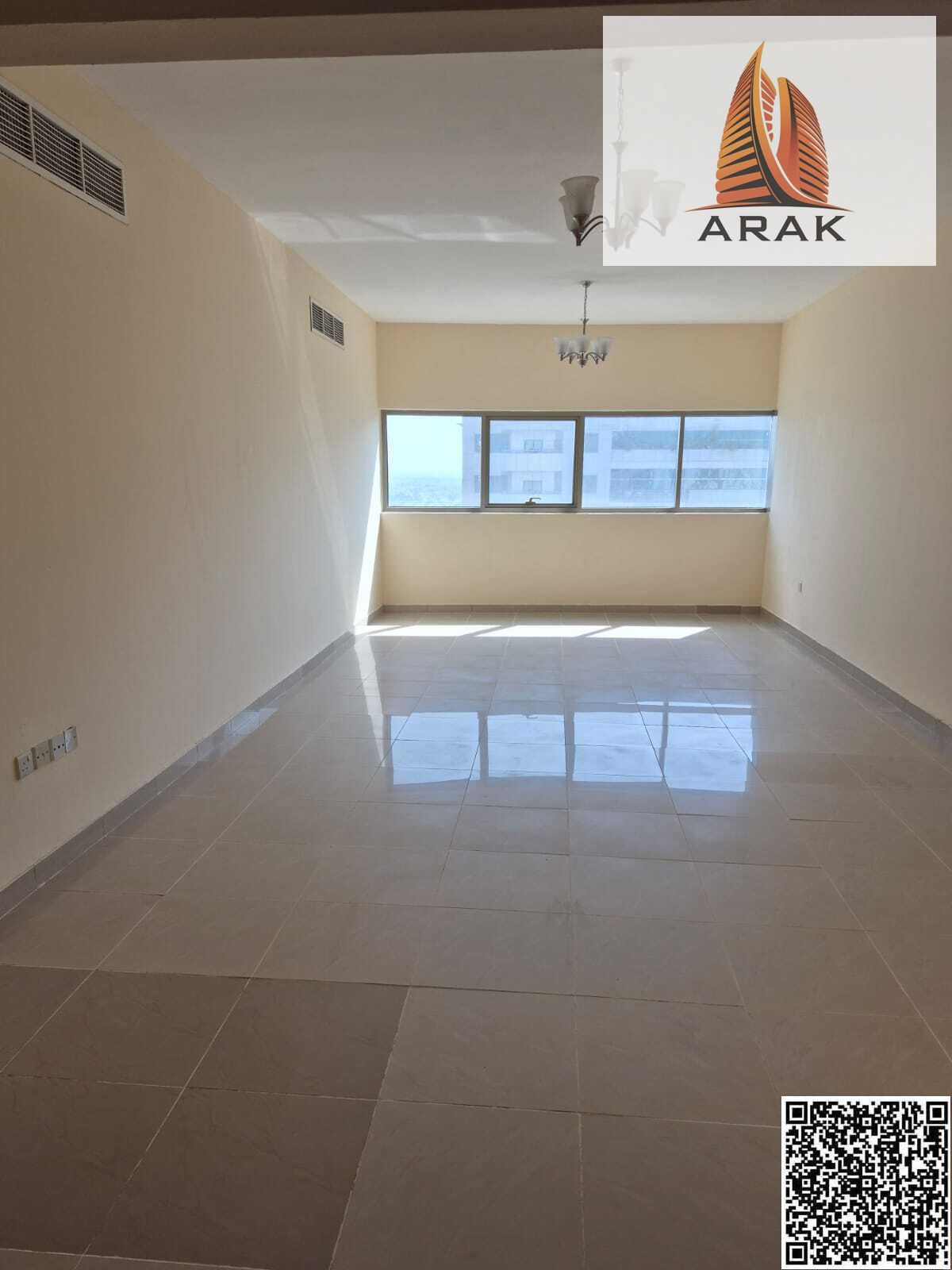 Annual Apartment for Rent – 3 Bedrooms + Living Hall in Al Rashidiya 3, prime location close to schools, malls, supermarkets, and mosques, ideal for