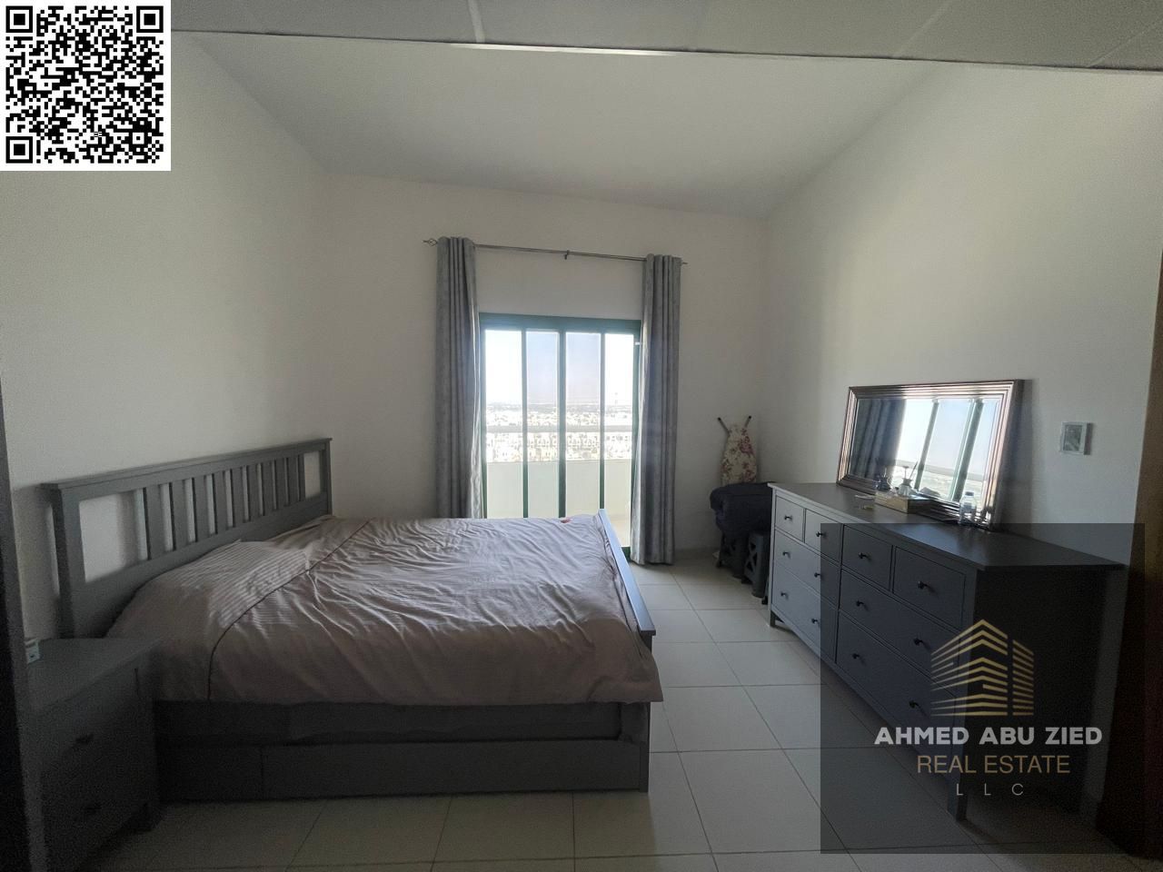 Furnished 1BR Apartment for Annual Rent in Al Amerah – Ajman | Master Bedroom, Balcony with Open View, 2 Bathrooms & Premium Finishing