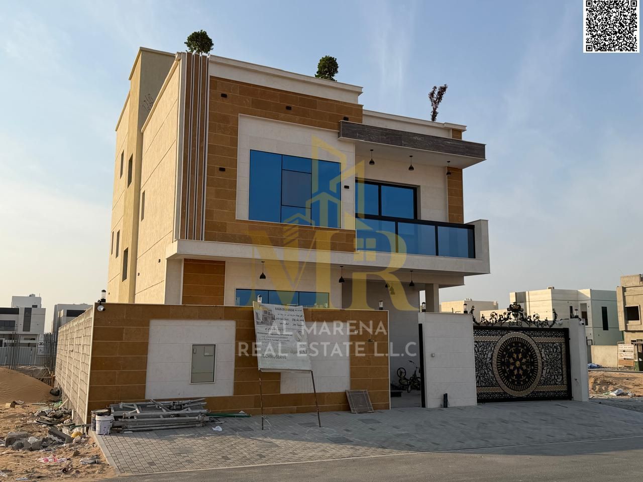 Luxury villa for sale in Al Bahia – Two floors and a roof | Final price including registration and ownership fees. A great opportunity to own a spacio