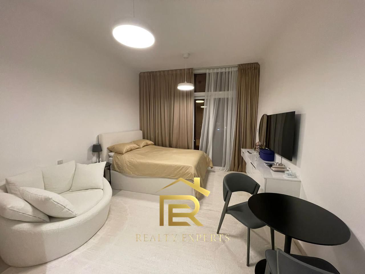 Furnished Studio | Balcony | City & Golf Views