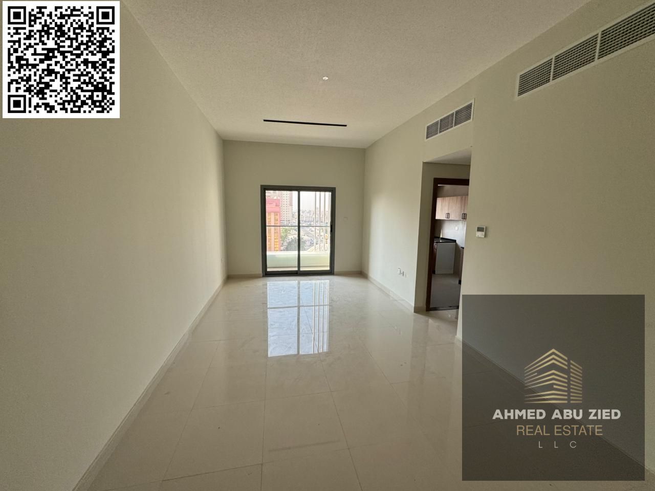 Luxury 2 Bedroom Apartment for Annual Rent in Al Nuaimiya 1 near Al Hikma School, Brand New Building with Open View Balcony and Central AC