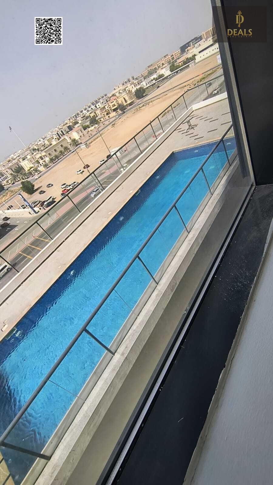 Luxury Apartment for Rent on Sheikh Ammar Bin Humaid St | 2 Master Bedrooms | Pool View | Gym & Parking | 55K