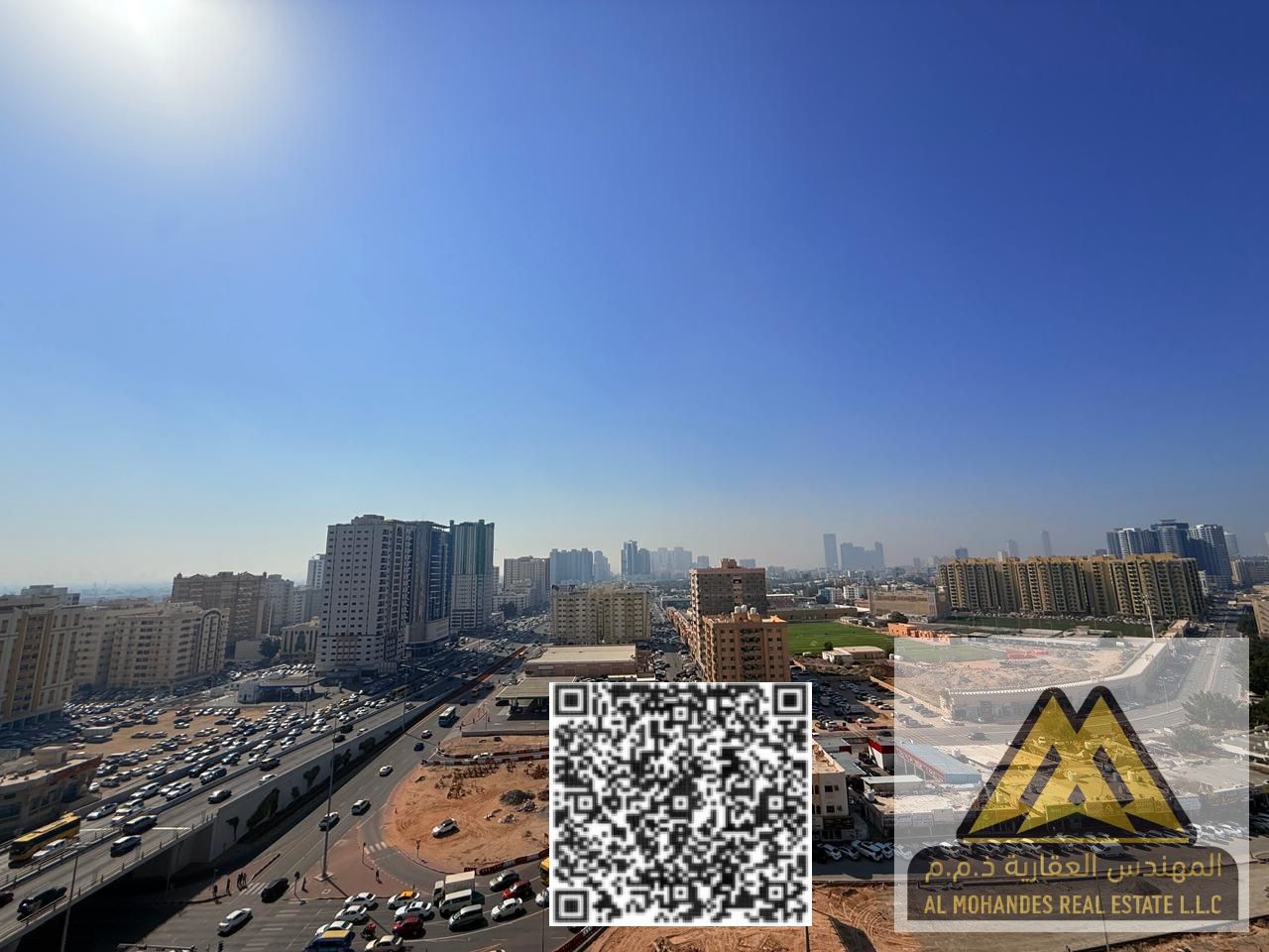 Three-bedroom apartment with a living room for annual rent in Al Rashidiya 1, Ajman