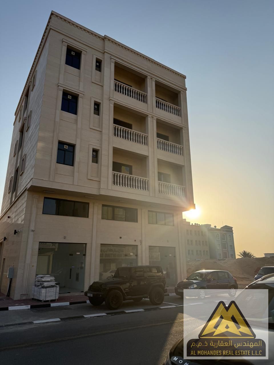 Studio Apartment with Balcony for Annual Rent – Al Alia – First Tenant