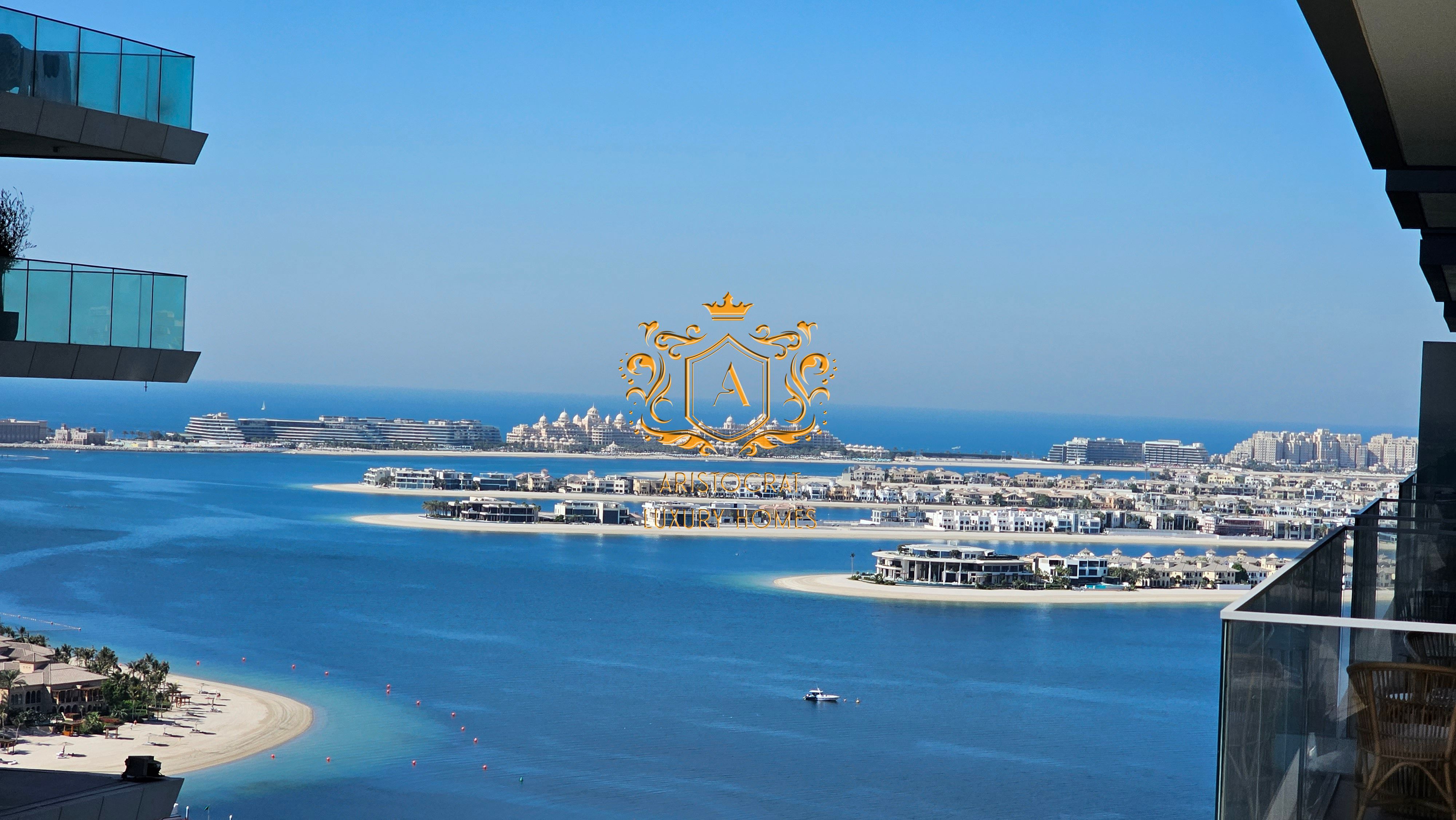 Palm and Marina View I High Floor I Corner Unit I