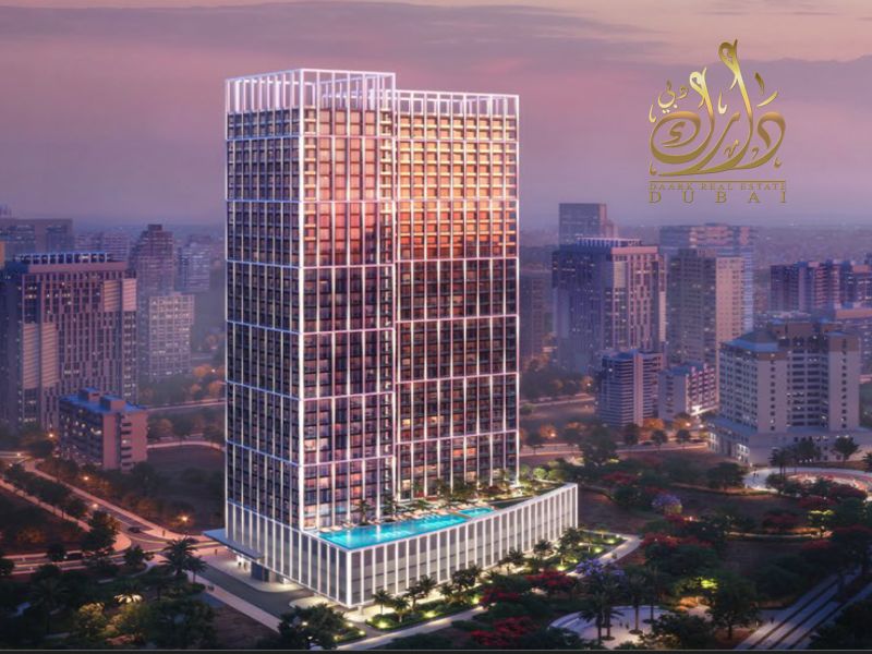 1BR Apartment | Binghatti Titania Majan | Pool & Skyline Views