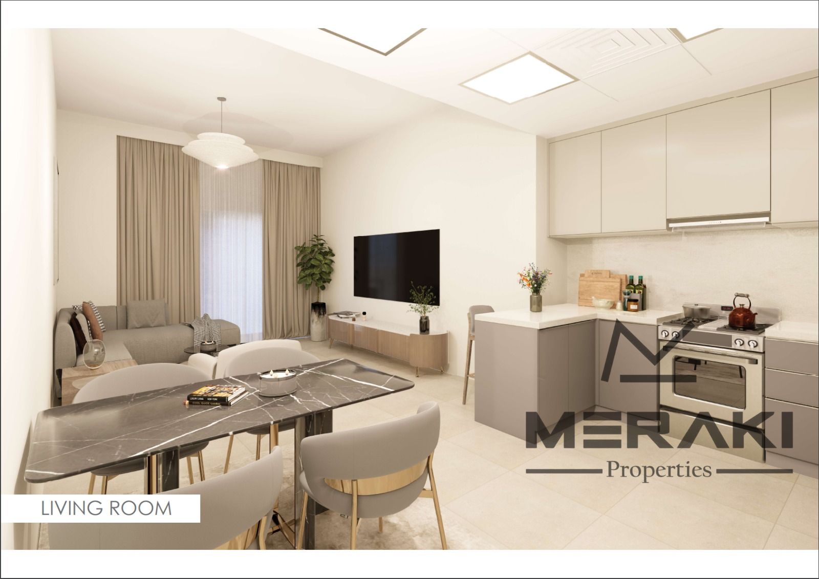 Kentia 1 BR Apartment same price developer