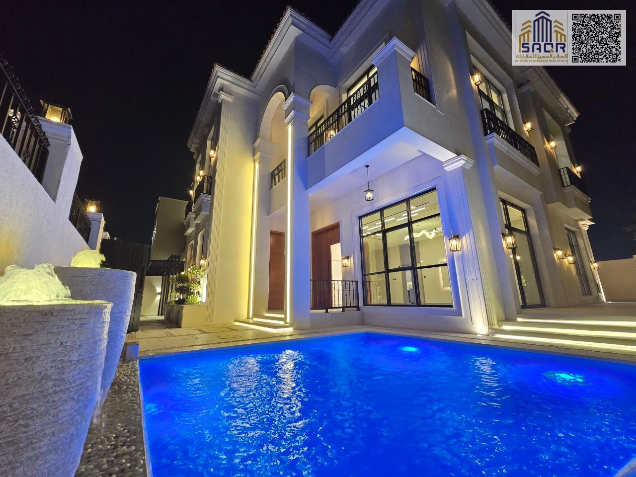 Luxurious design with a swimming pool and garden / Central A/C / Water and electricity / Registration fees included