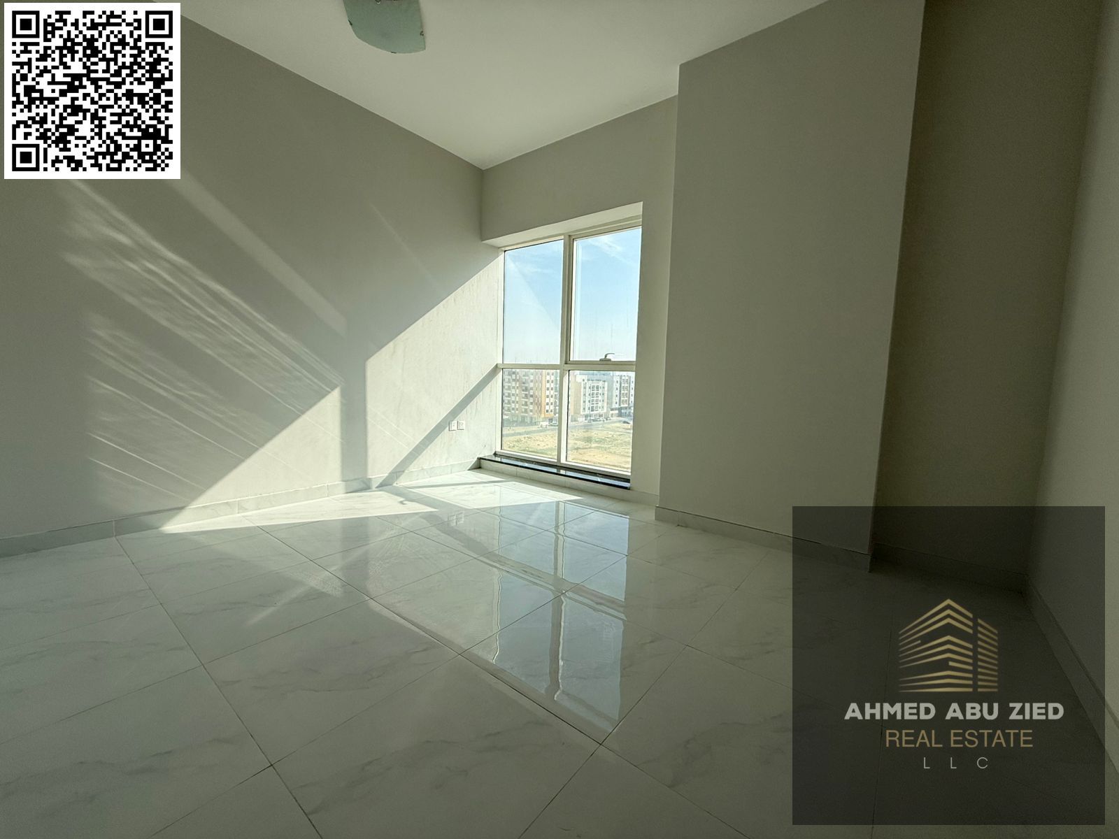 | Luxurious two-bedroom apartment with a living room | Al Jurf 3, Ajman | 3 bathrooms | First occupancy | Balcony with open views | Central air condit