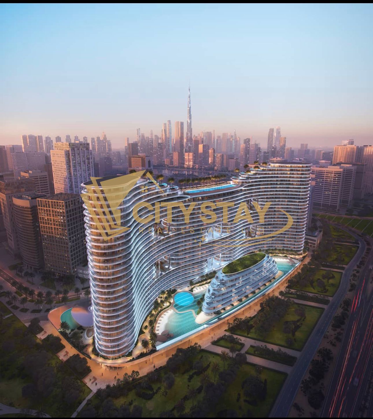 Royal 2BR Suite in Binghatti Aquarise – Iconic Waterfront Living, Business Bay