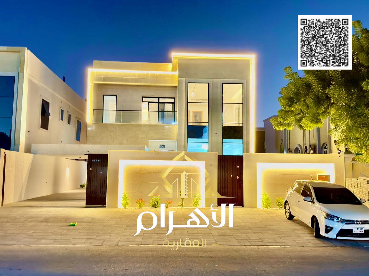 Luxury villa in *Al Rawda 3 – Ajman*, ready for immediate occupancy, featuring high-end finishes and spacious living areas. **Freehold ownership for a