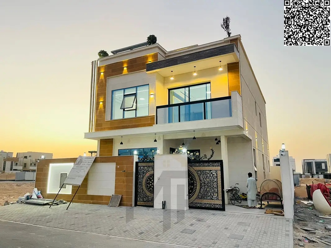 Luxury villa for sale in Al Bahia - two floors and a roof | The final price includes registration and title fees