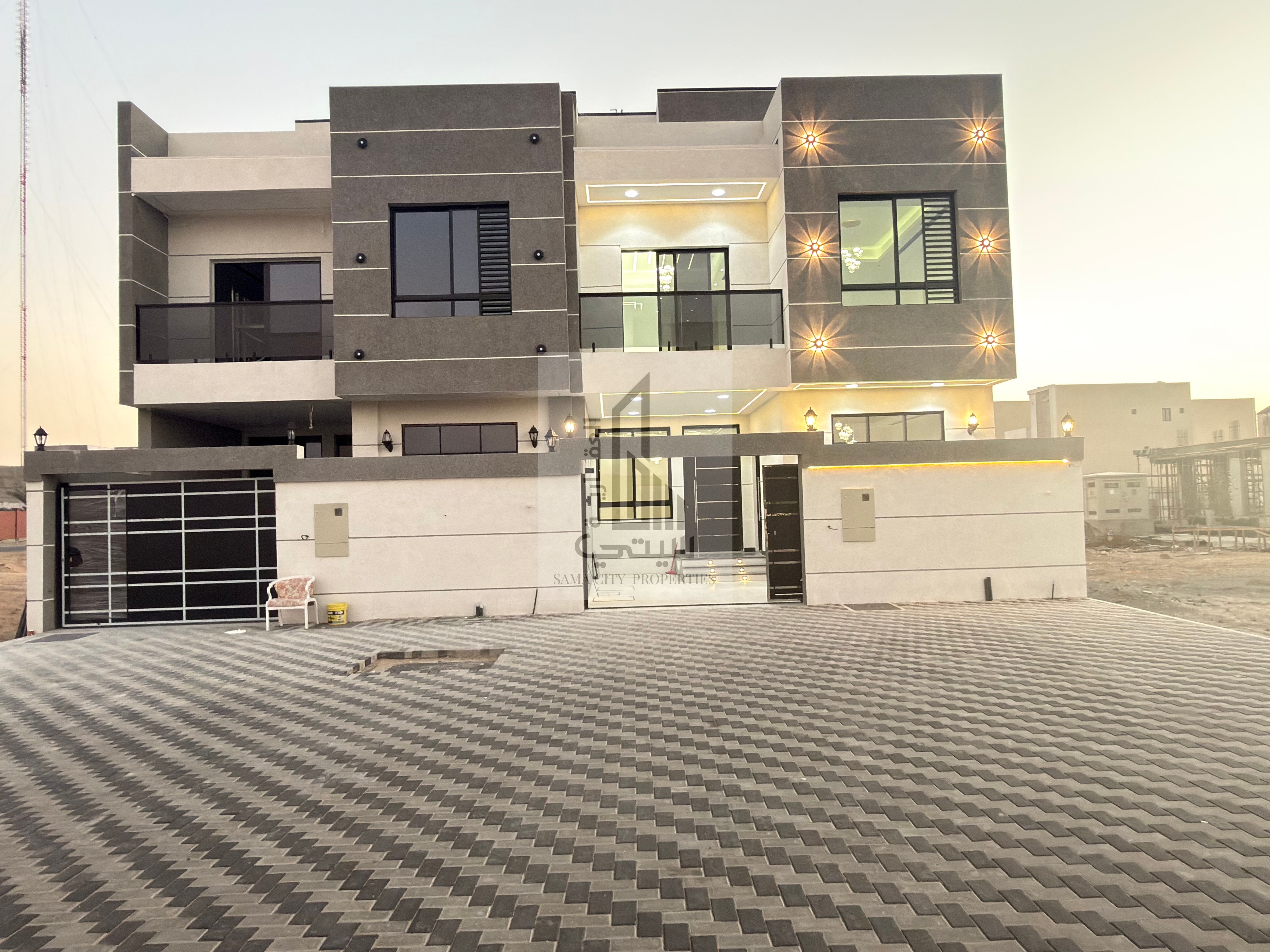 Luxury villa with a modern design and high-end finishes