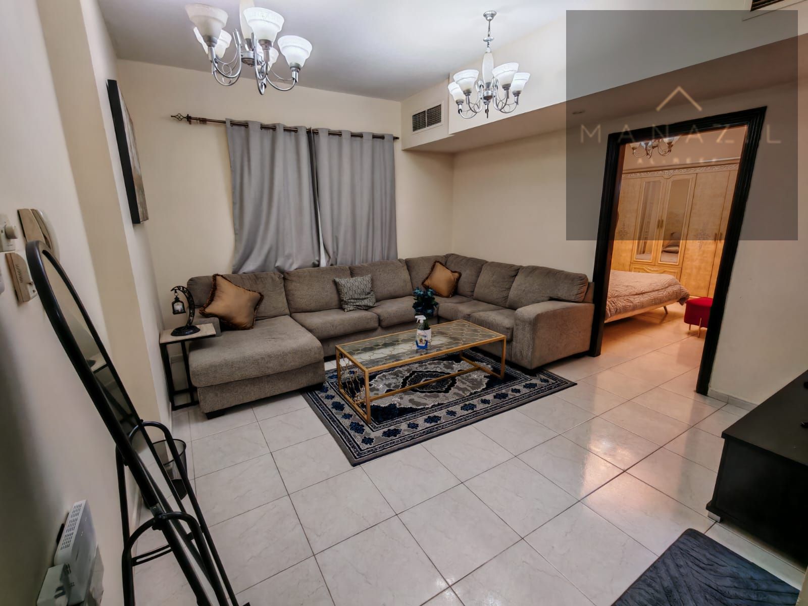 Furnished apartment with two bathrooms in Al Taawun, Sharjah