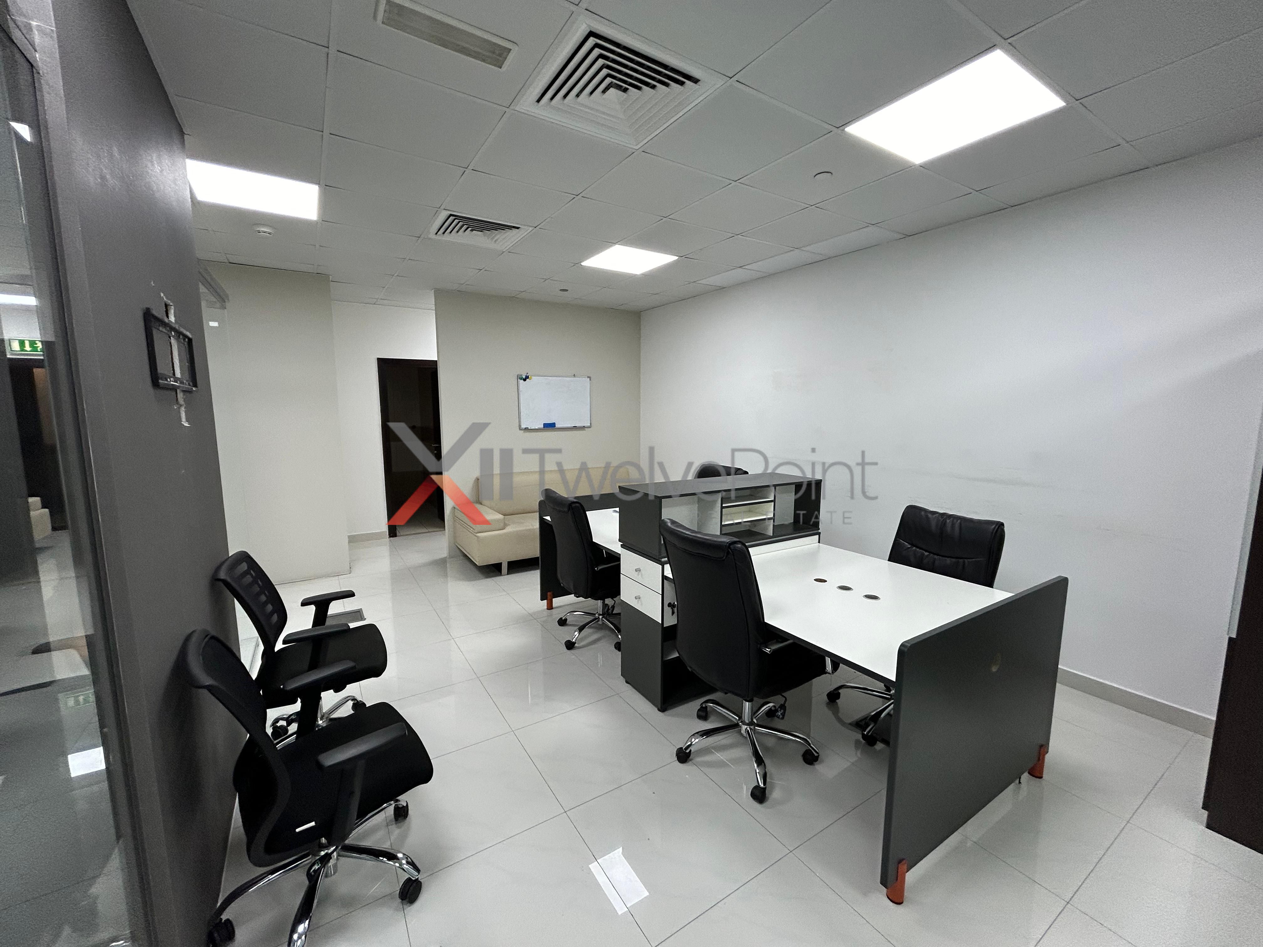 Fitted Furnished Office | Downtown City View | The Prism Business Bay