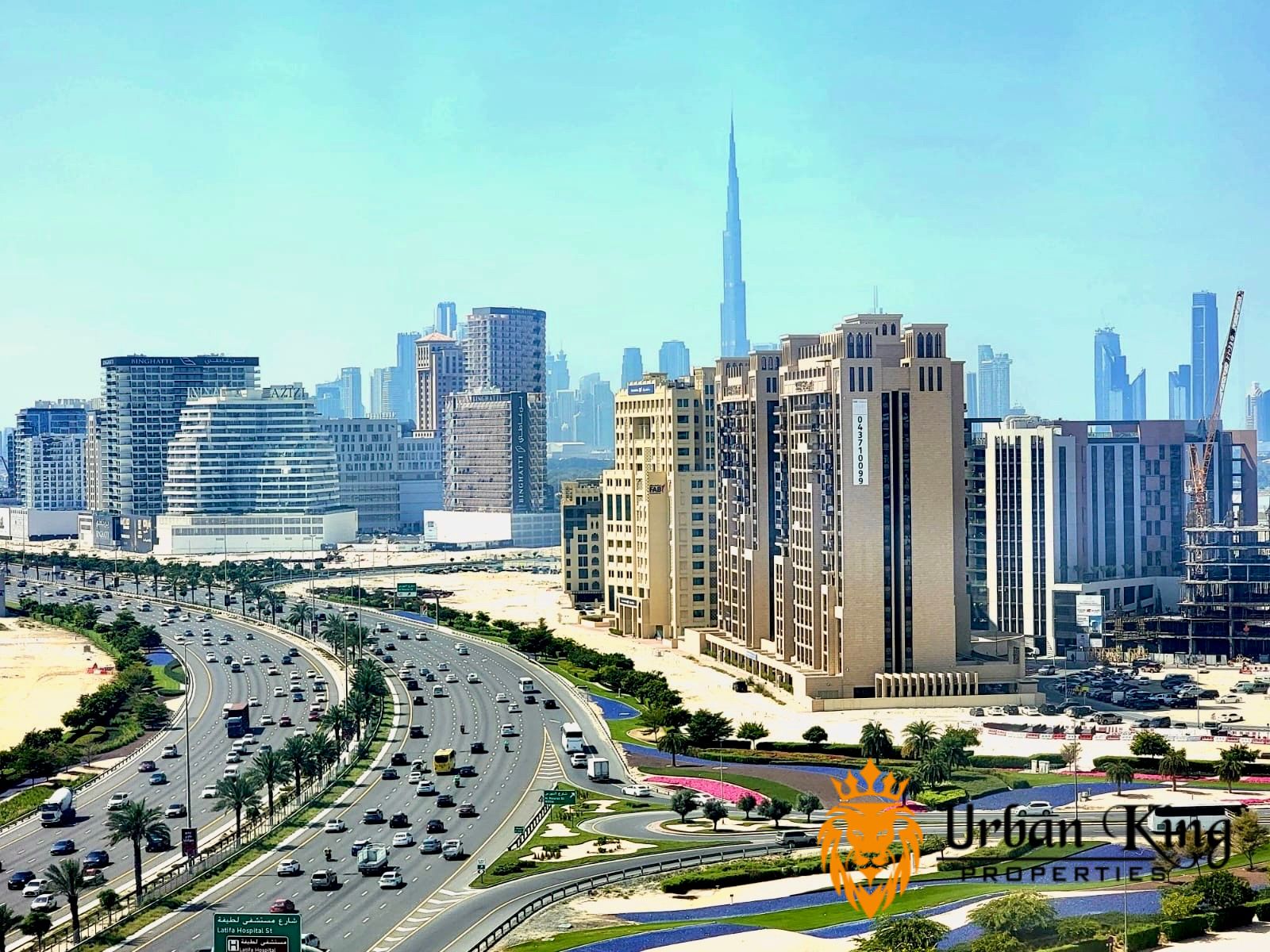 BURJ KHALIFA VIEW / DUBAI FRAME VIEW / CLOSE TO JADDAF METRO