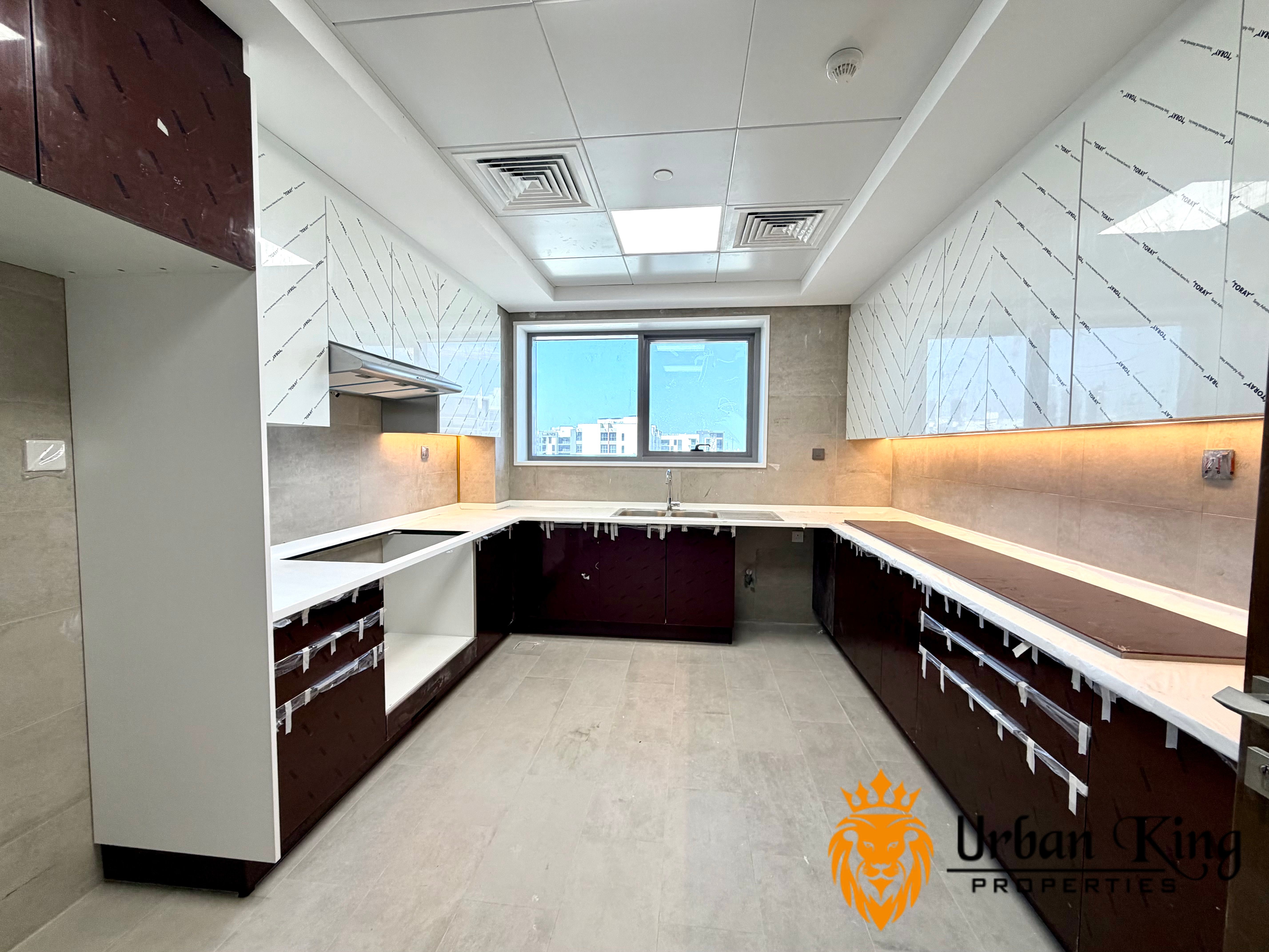 Brand New 3-BHK+Maid Room | Stylish Kitchen | Balcony with Stunning View