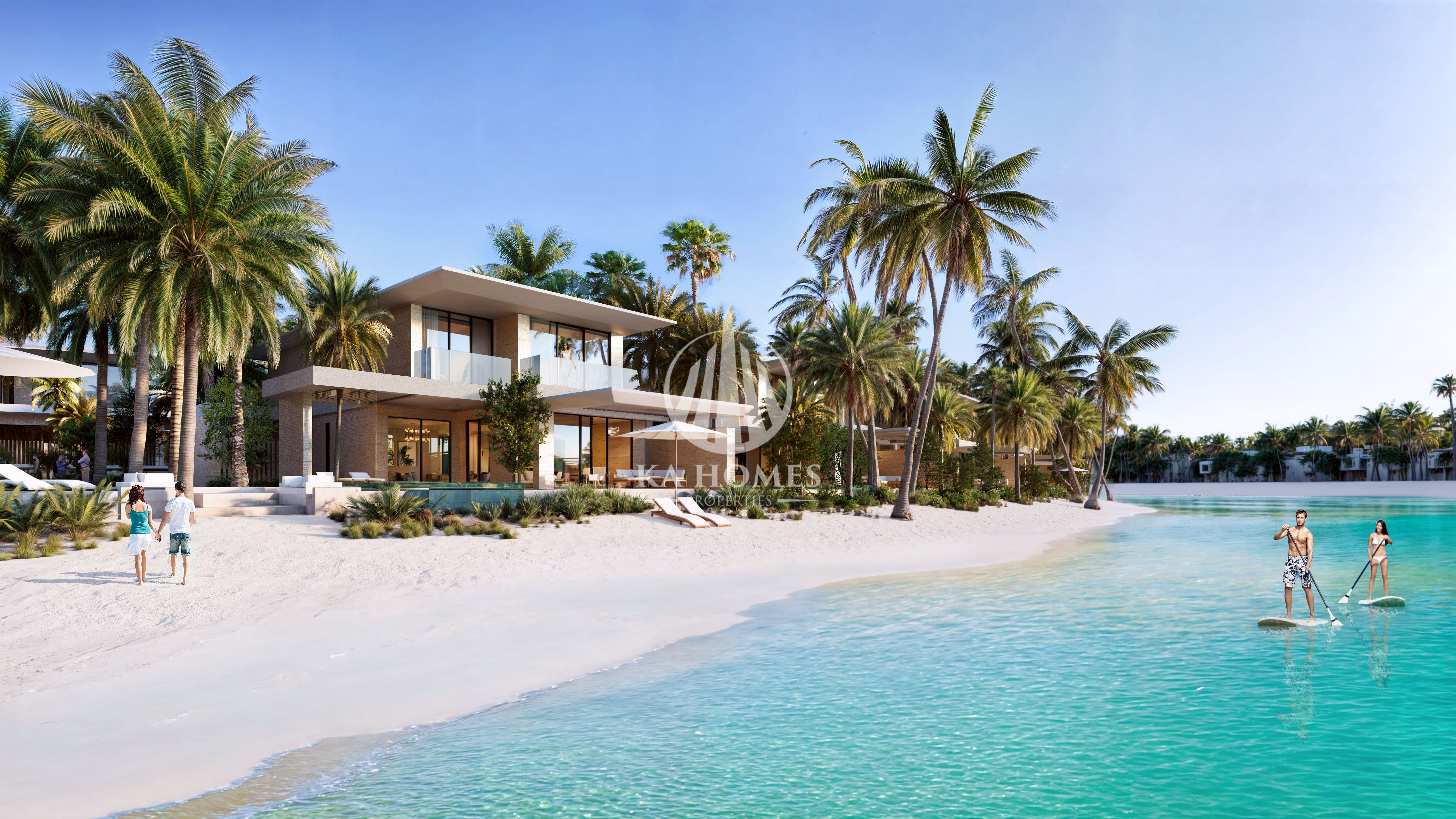 Villa with the fastest return on investment, a unique and easy payment plan, directly on the sea and natural islands.