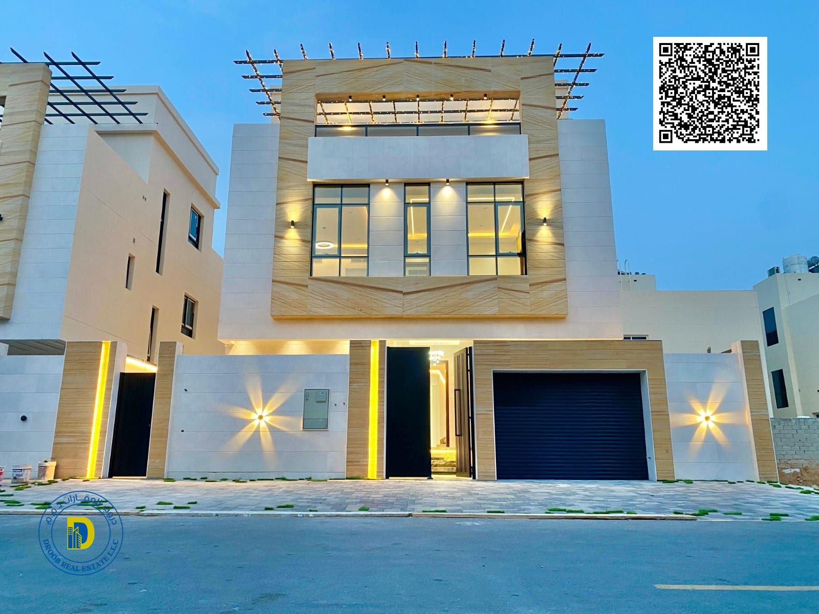 Al-Haliyo 2 offers a unique opportunity: a luxurious villa with 5 bedrooms, a rooftop terrace, and a swimming pool. Electricity, water,A C