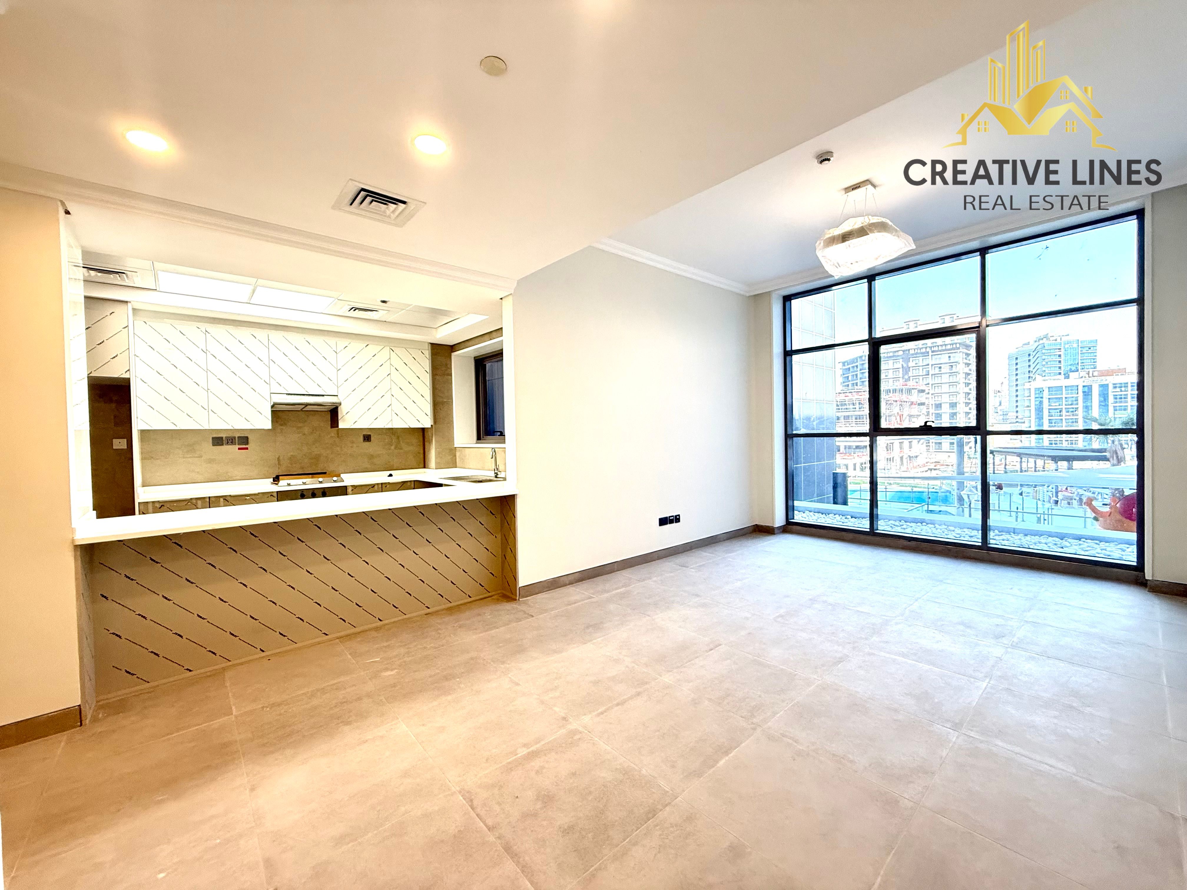 Brand new 1bedroom // High floor // Semi open kitchen// Pool,Gym, Parking//