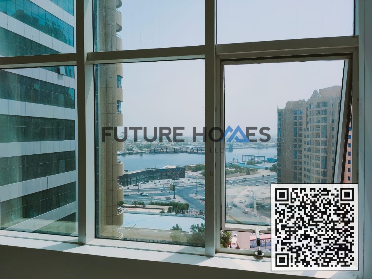 Stunning 2 BHK apartment for rent in horizon tower Ajman with PArtial Sea View