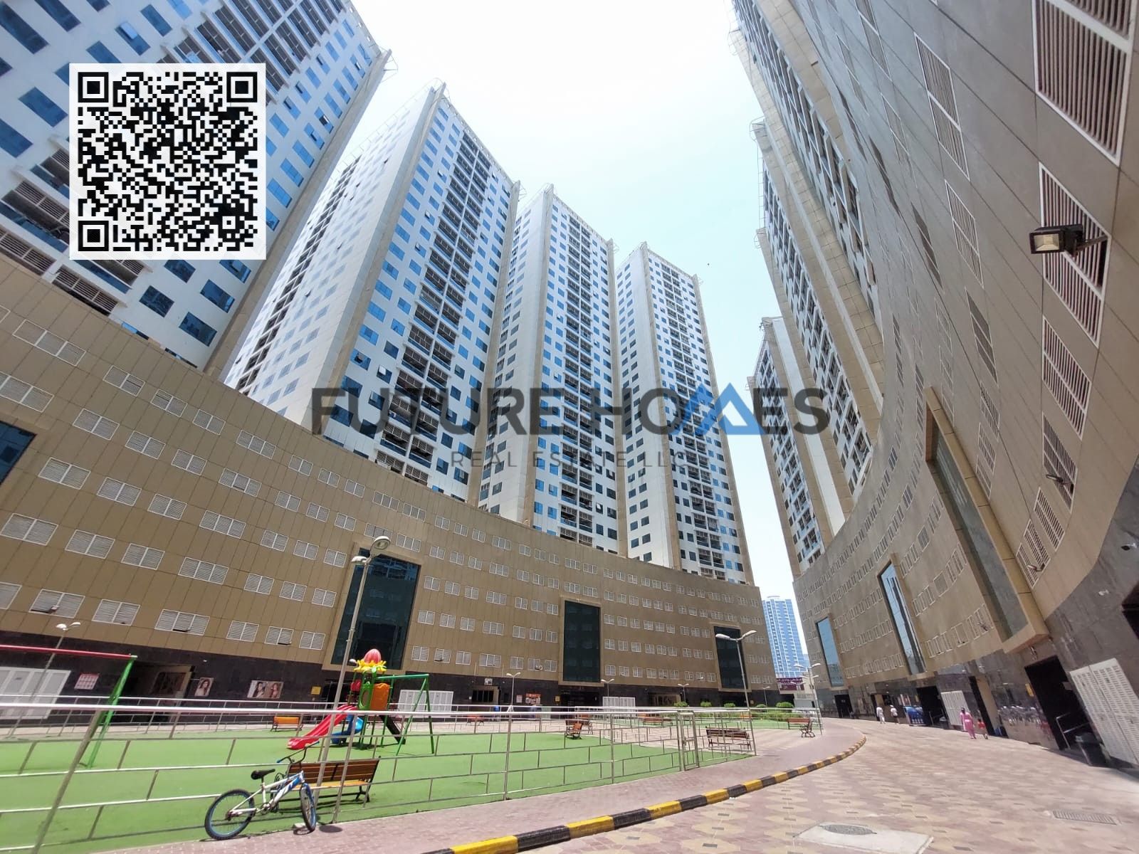 Studio Flat Available for Rent in Ajman Pearl Tower with Parking