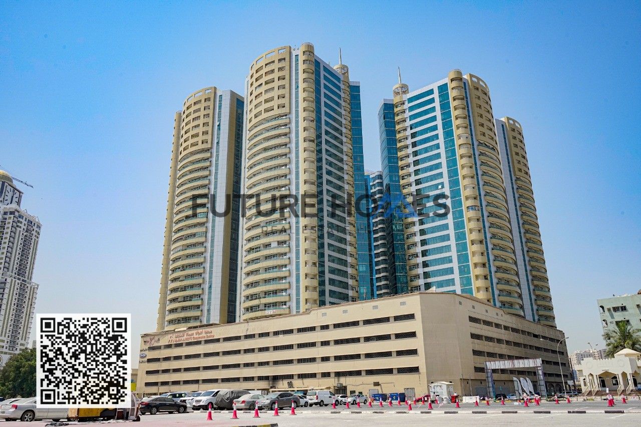 Stadium View 2 BHK Apartment for rent in Horizon Tower Ajman