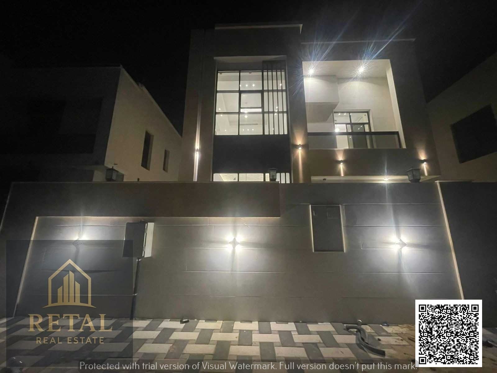 Villa for Sale in Al Yasmeen Ajman 5 Master Bedrooms 3014 Sqft Separate Majlis Two Kitchens Prime Location Near Sheikh Mohammed Bin Zayed Road