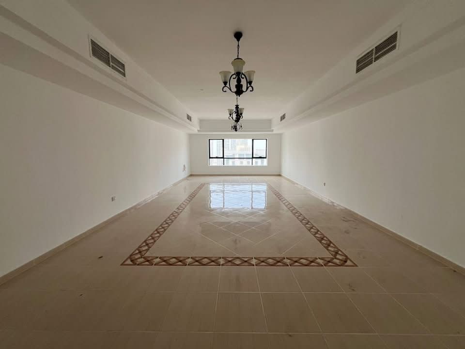 4BR + Hall Apartment in Al Taawun | Master Rooms | Maid Room | 4 Bathrooms | AC by Owner | 4/6 Payments | Prime Location