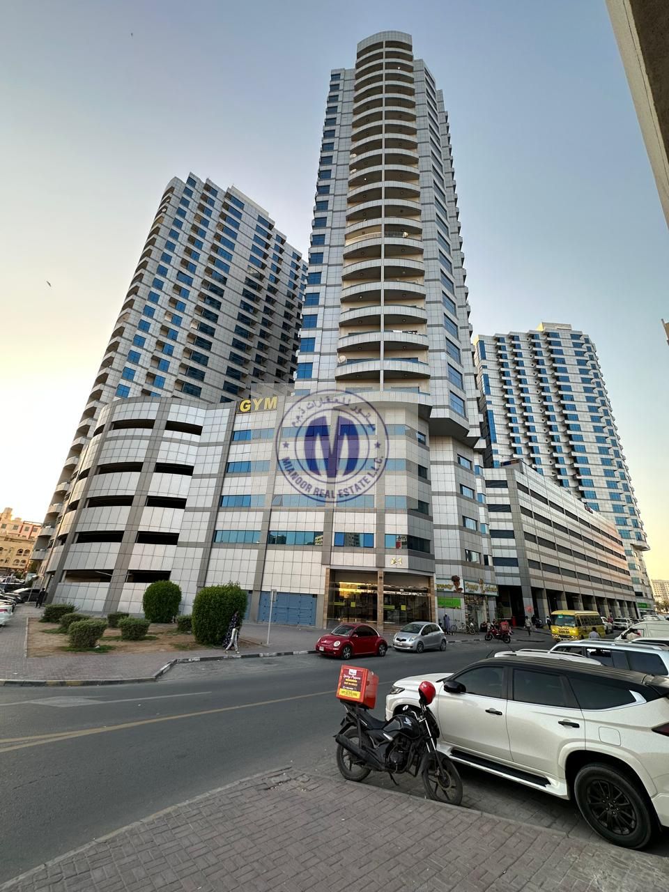 Two-bedroom apartment for RENT in falcon tower Ajman. .