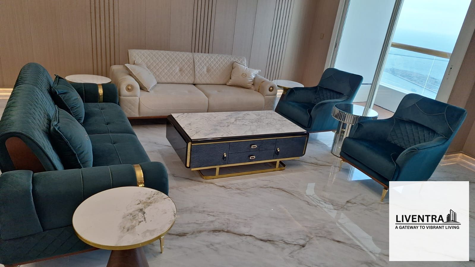 ELEGANT 4BR PENTHOUSE+MAID• MARINA VIEW -DUBAI MARINA