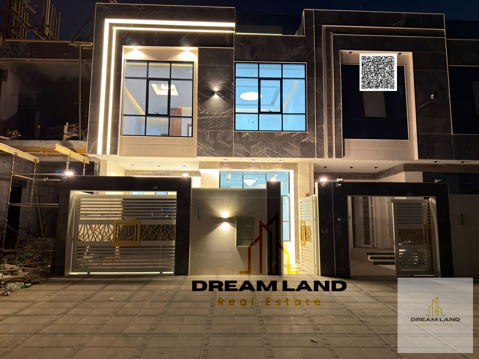 Including registration fees, Amazing town house, consists of 5 master bedrooms with built in wardrobes and rooftop, now for sale in upscale area
