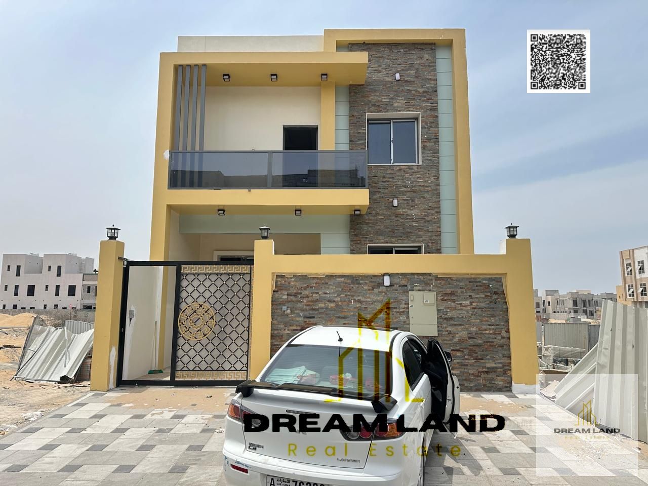 Including registration fees, Amazing town house, consists of 5 master bedrooms with built in wardrobes and rooftop, now for sale in upscale area