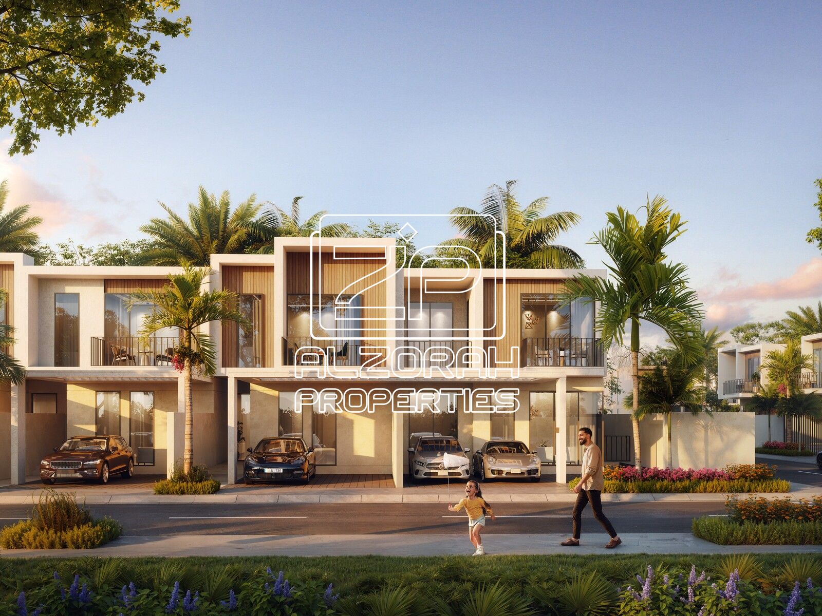 Modern Family Villas with Lagoon
