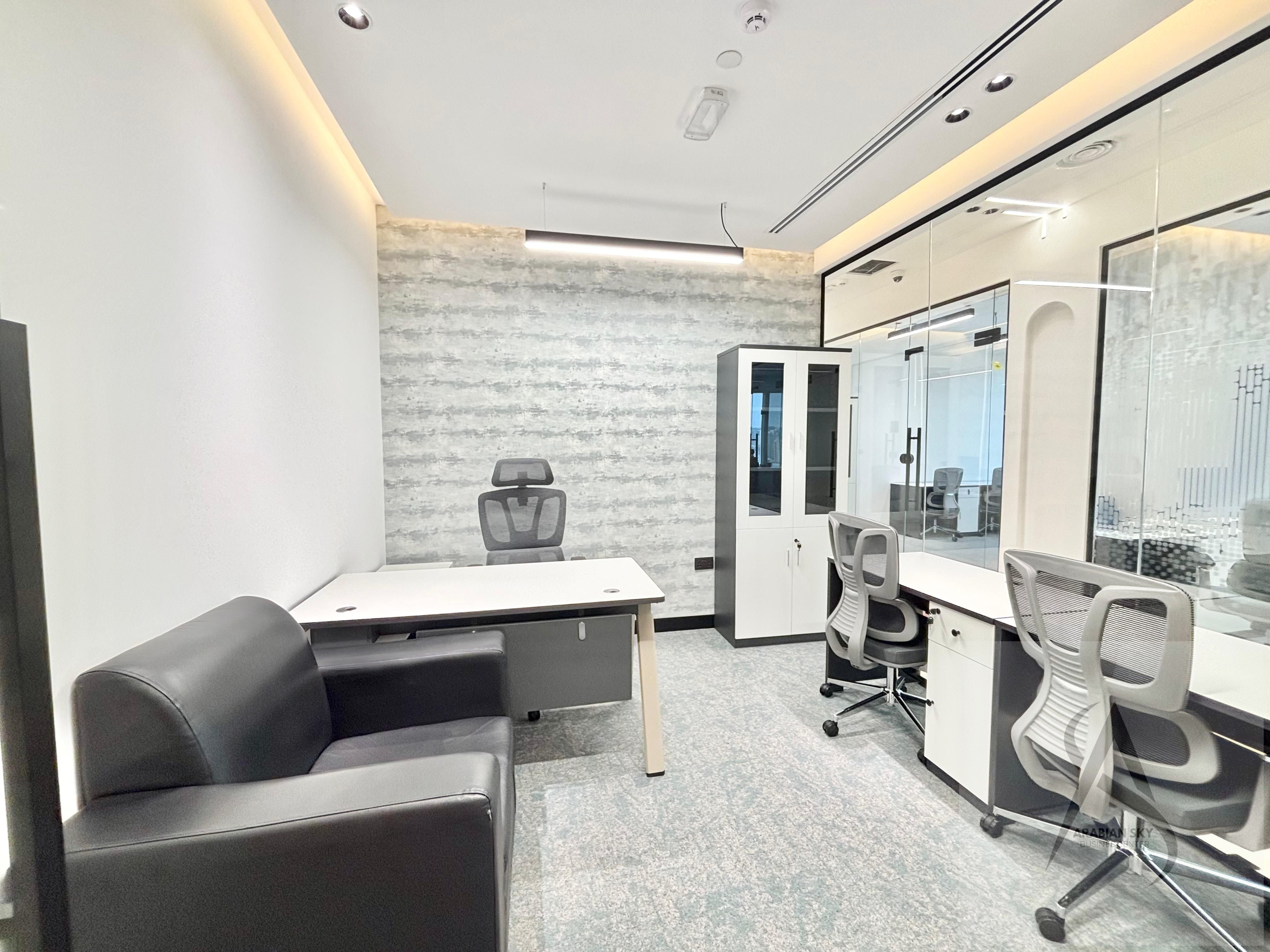 EJARI with Virtual office (Long term)| Unlimited Labour- Bank Inspection | Prime location | Luxury office