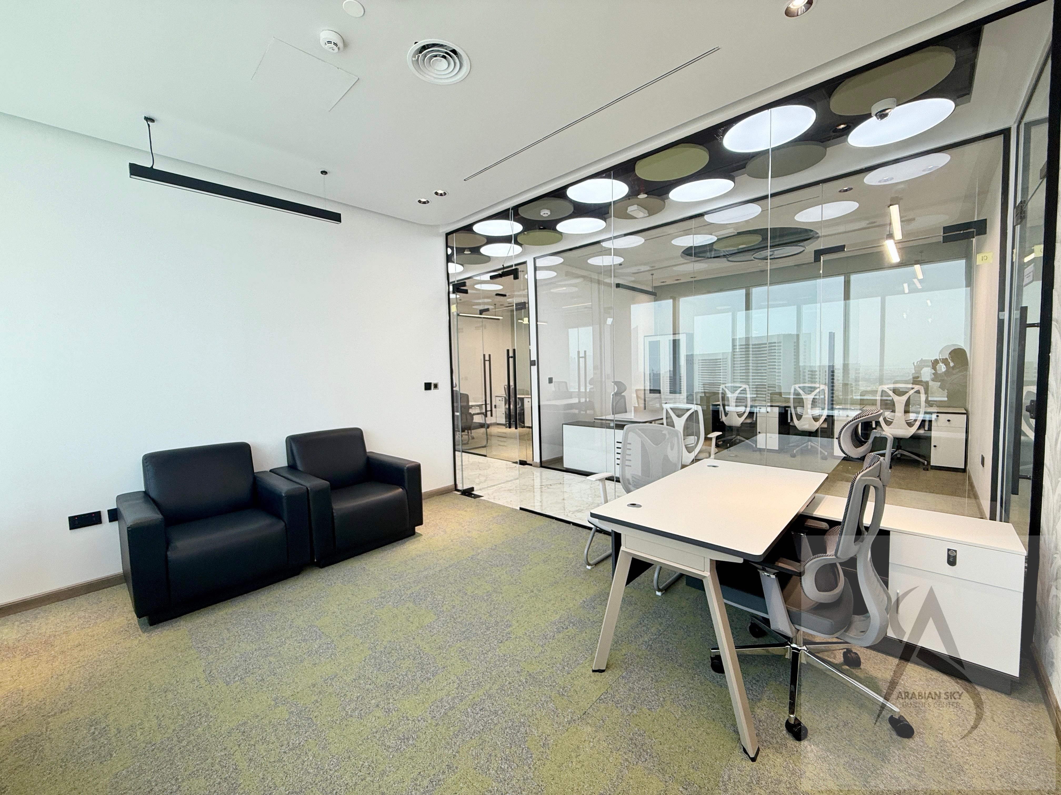 Corporate Offices with Elegant Reception & Lounge Area | Near METRO- SHARAFF DG | Prime Location
