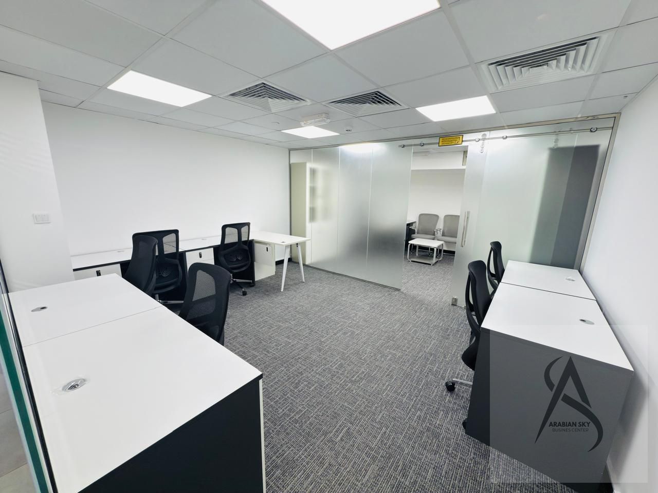 Fully furnished office with separate manager cabin inside | Near Sharaf DG Metro Station |